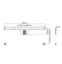 Slim TV-Wall Mount for 37-80”- Gembird ”WM-S80F-01”, Fixed, max. 50 kg, Distance TV to Wall: 17 mm, max. VESA 600 x 400, Black 2