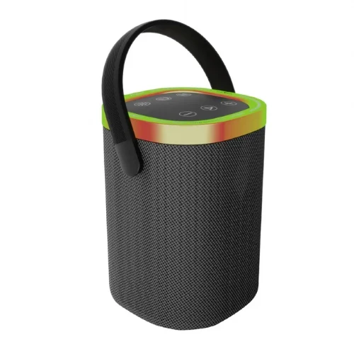 Boxa portabila Gembird SPK-BT-LED-06/ 10W / Bluetooth / microSD / USB / 1800 mAh