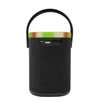 Boxa portabila Gembird SPK-BT-LED-06/ 10W / Bluetooth / microSD / USB / 1800 mAh 3