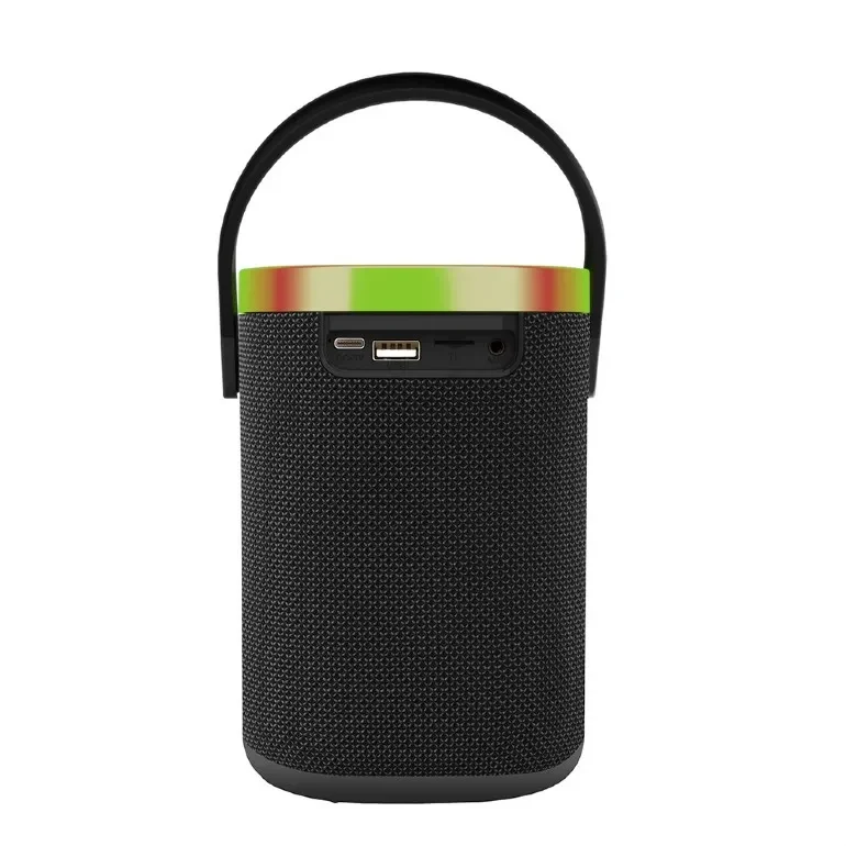 Boxa portabila Gembird SPK-BT-LED-06/ 10W / Bluetooth / microSD / USB / 1800 mAh 3
