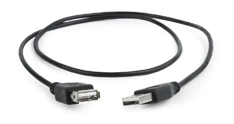 Cablu USB2.0 Cablexpert CC-USB2-AMAF-75CM/300-BK / 0.75 m / Black 2