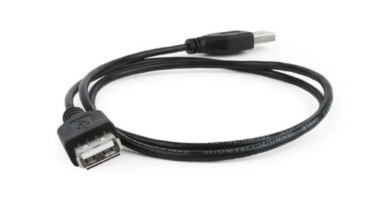 Cablu USB2.0 Cablexpert CC-USB2-AMAF-75CM/300-BK / 0.75 m / Black 3