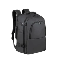 Backpack Rivacase 8465, 17.3", Eco-Friendly rPET Polyester, Black