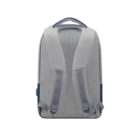 Laptop Backpack RivaCase Prater, 15.6", Polyester, Grey/Blue 11