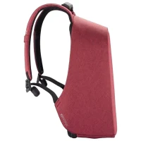 Laptop Backpack Bobby Hero Small, 13.3", PU Leather, Red 2