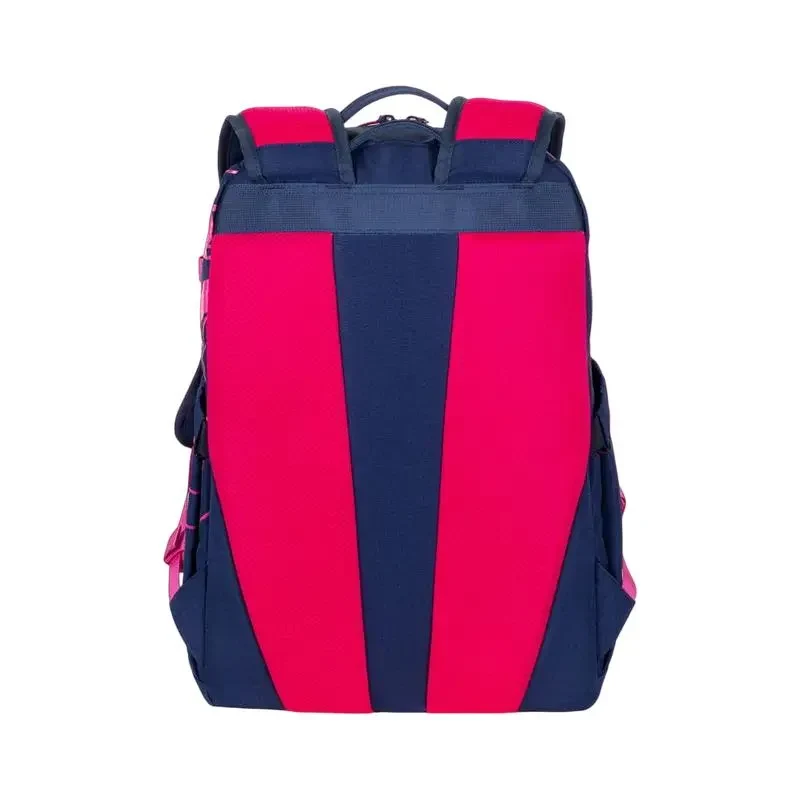 Everyday Backpack RivaCase Heide, 15.6", Polyester, Dark Blue/Pink 9