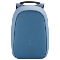 Laptop Backpack Bobby Hero Small, 13.3", PU Leather, Blue 4