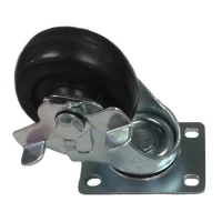 VIEWSONIC EP-WHL-005, Wheels for EP5520_EP5540_EP5540T, with Brake x 4, Screw Hole 73 x 45 M8, Black 2