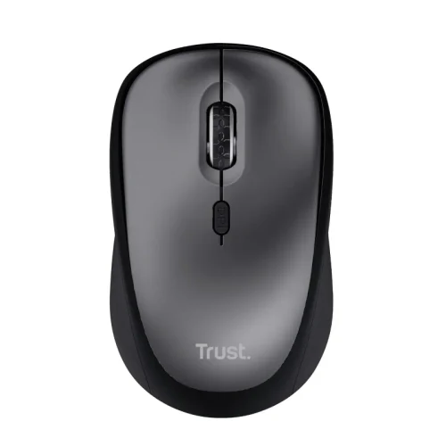 Wireless Silent Mouse Trust Yvi + Eco / 8m 2.4GHz Micro receiver / 1600dpi / Black