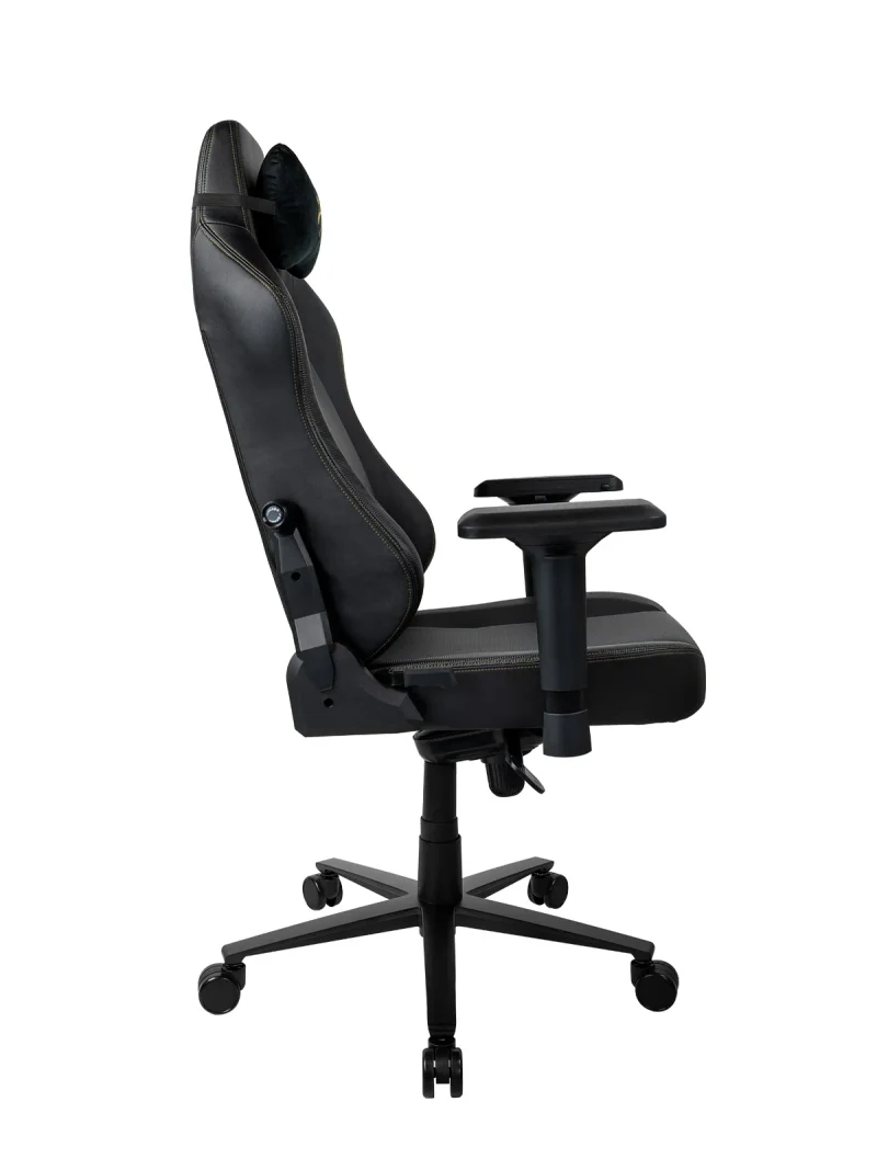 Fotoliu Gaming AROZZI Primo PRIMO-PU-GD/ 135-145kg / 165-190cm / Black/Gold 4