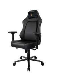 Fotoliu Gaming AROZZI Primo PRIMO-PU-GD/ 135-145kg / 165-190cm / Black/Gold 2