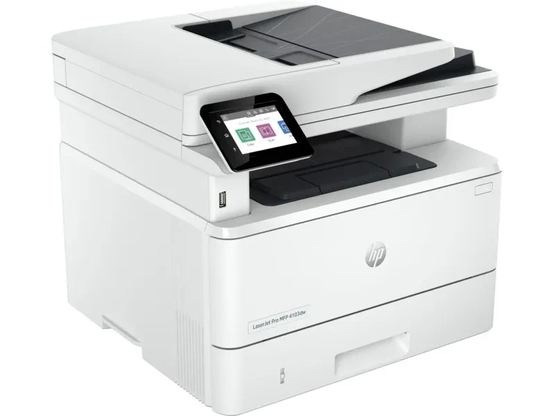 MFD HP LaserJet Pro 4103fdw / Duplex / DADF / Fax / Wi-Fi / Ethernet / A4 / White 2