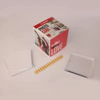Cub foto si rama Canon Photo Cube Creative Pack - PP-201 5x5” Hartie Foto Plus Glossy II (40 file) + Rama Foto 7