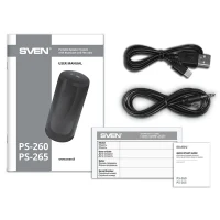 Boxe portabile Bluetooth SVEN PS-260 / 10W RMS / TWS / RGB 12 lighting modes with Night Light / FM tuner / USB & microSD / Black 9