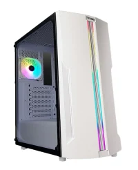 Carcasa XILENCE XILENT BLADE | X512.W.RGB/ no PSU/ Side panel/ ATX/ White