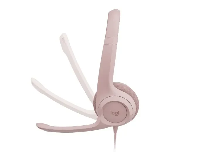 Casti Logitech USB H390, Rose 3