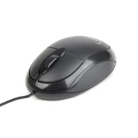 Gembird MUS-U-01, Optical Mouse, 1000dpi, USB, Cable length: 1.25 m, Black 2