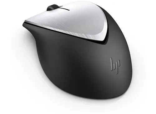HP Envy Rechargeable Wireless Mouse 500, Laser Sensor, 1600 dpi, Rubber Grips and Aluminum Finish, Quick Recharge with Micro-USB. 3