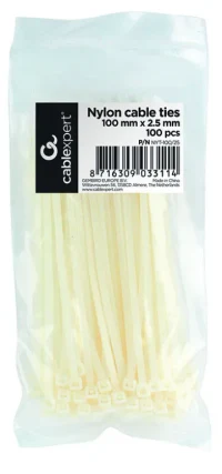 Cable Organizers Nylon ties NYT-100, 100mm -2.5mm width, bag of 100 pcs