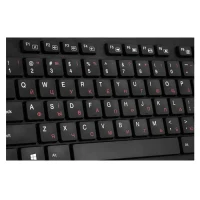 SVEN KB-E5800W, Wireless Keyboard, 104 keys,12 Fn-keys slim compact design, low-profile keys with smooth stroke, Nano receiver, USB, Рус/Укр/Eng, Black 4