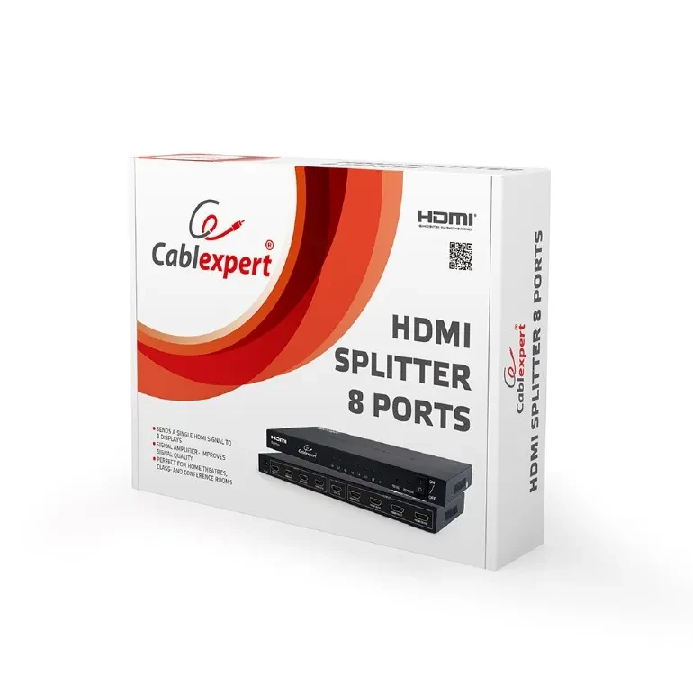 Splitter Cablexpert - DSP-8PH4-03, HDMI 8 ports 3