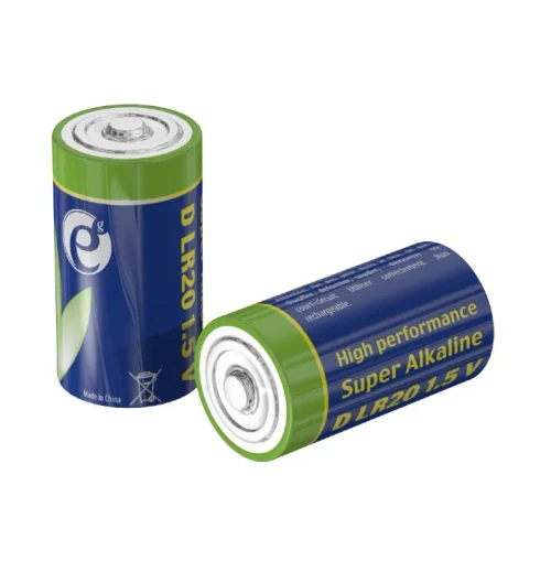 Baterie Alcalina D-tip Gembird EG-BA-LR20-01/ LR20 1.5V/  2pcs