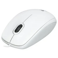 Logitech B100 Optical Mouse, White, USB, OEM 2