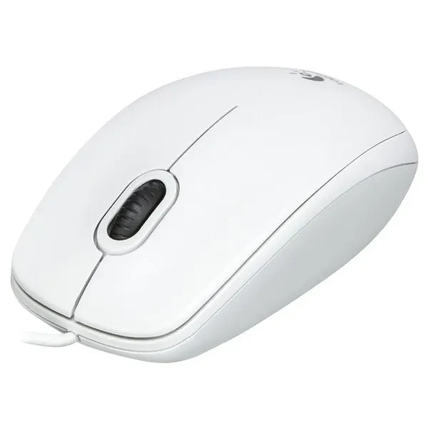 Logitech B100 Optical Mouse, White, USB, OEM 2