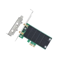TP-LINK Archer T4E  AC1200 Wireless Dual Band PCI Express Adapter, 867Mbps on 5GHz + 300Mpbs on 2.4GHz, 802.11a/b/g/n/ac, 2 Dual Band detachable аntennas 2