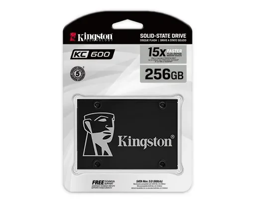SSD 2.5” Kingston KC600 256GB  (SKC600/256G) 2
