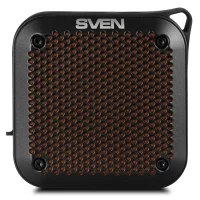Boxa portabila SVEN PS-88, Black / 7W / Bluetooth / FM / USB / microSD / 1500mA*h