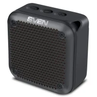 Boxa portabila SVEN PS-88, Black / 7W / Bluetooth / FM / USB / microSD / 1500mA*h 2