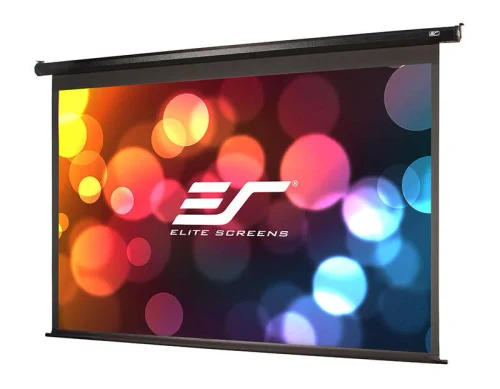 Elite Screens 84"(16:9) 186x105cm Spectrum Series Electric Screen with IR/Low Voltage 3-way wall box, Black