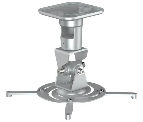 PureMounts PM-SPIDER-PLUS-S Suspension Bracket for Projector, Ceiling to Projector 225mm, tilt: +/- 180°, swivel:180°, rotade: 360°, max 15kg, Silver