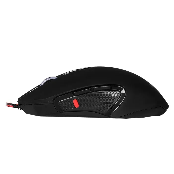 SVEN RX-G955 Gaming, Optical Mouse, 600-4000 dpi, 7+1 buttons (scroll wheel),  DPI switching modes, Two navigation buttons (Forward and Back), RGB backlight, Soft Touch coating, USB, Black 5