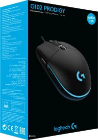 Logitech Gaming Mouse G102  LIGHTSYNC RGB lighting, 6 Programmable buttons, 200- 8000 dpi,  Onboard memory, Black 5