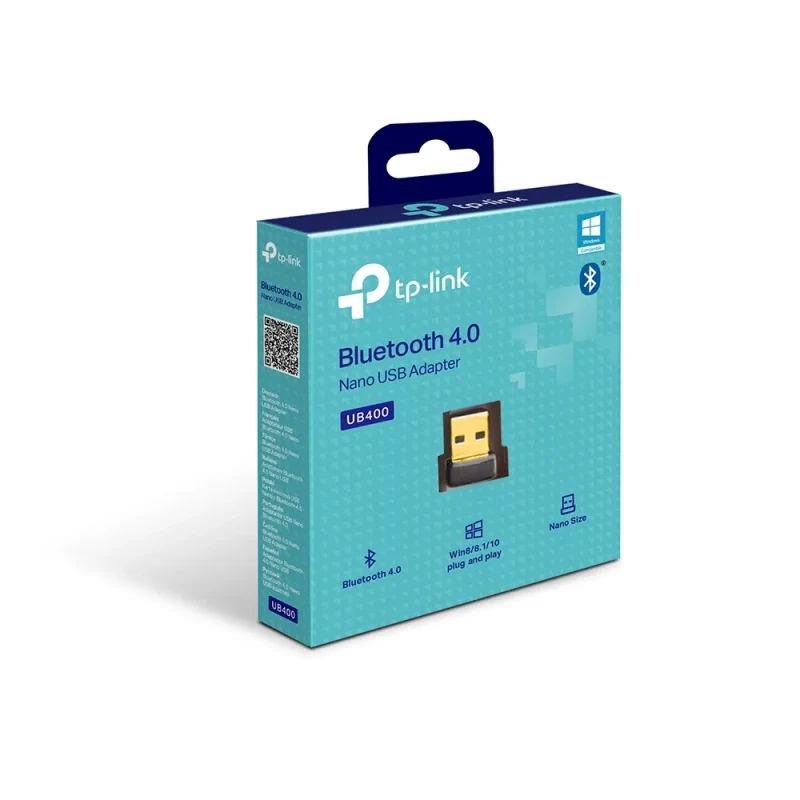 TP-LINK UB400, USB Bluetooth v 4.0 dongle, Ultra small size, USB2.0 3