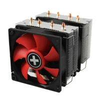 XILENCE Cooler XC044 ”M504D” Performance C Series, Intel Socket LGA 2066/2011/1851/1700/115x & AM5/AM4, up to 180W, Dual-Tower, 2x PWM fans - 92x92x25mm, Hydro-bering fan, 600-2200rpm, 14.0~21.8dBA, 111.2 CFM, 4pin PWM,  4x 6mm Cooper heatpipes