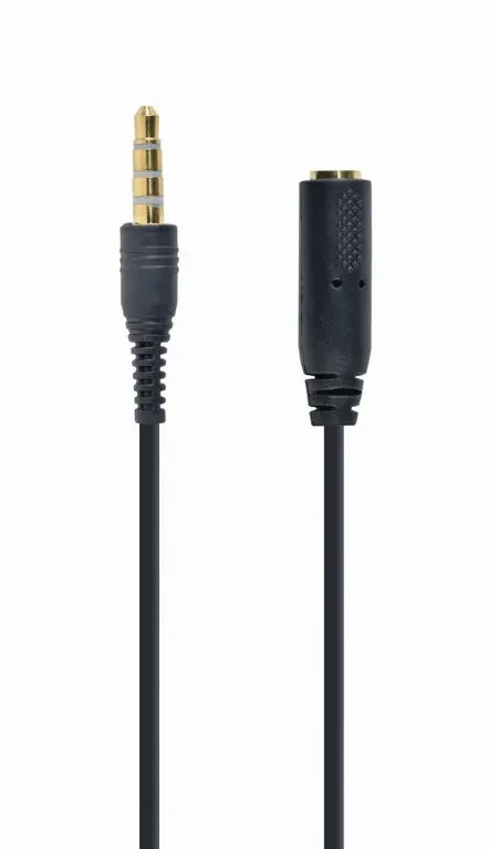 Audio cable CCA-419 Cablexpert 3.5 mm 4-pin audio cross-over adapter cable, black
