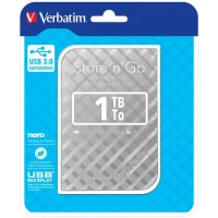 2.5” HDD Extern Verbatim ”Store 'n' Go” / USB3.0 / 1.0TB / Silver 4