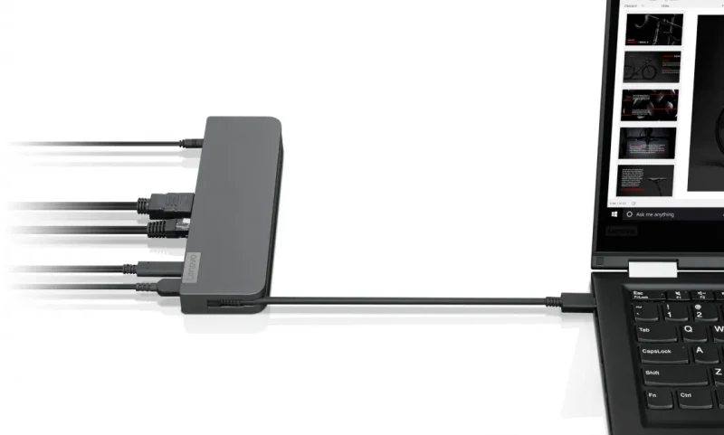 Lenovo ThinkPad USB-C Mini Dock station ( 1xVGA, 1xUSB 3.1, 1xUSB 2.0, 1xUSB-C, RJ-45, 1xHDMI, power adapter 65W) 3