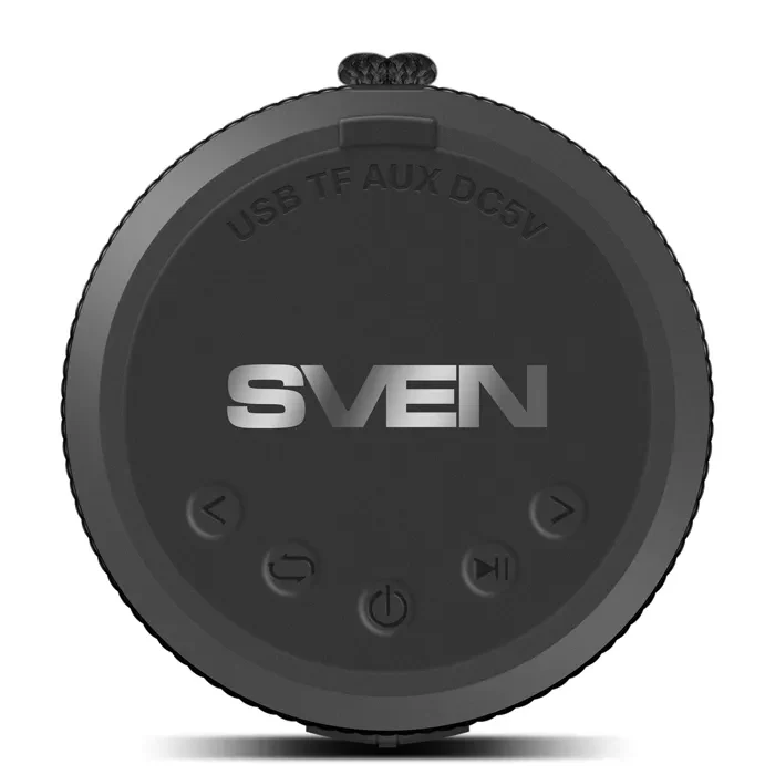 Boxa portabila SVEN PS-210, Black / 12W / Bluetooth / FM / USB / microSD / 1500mA*h 5