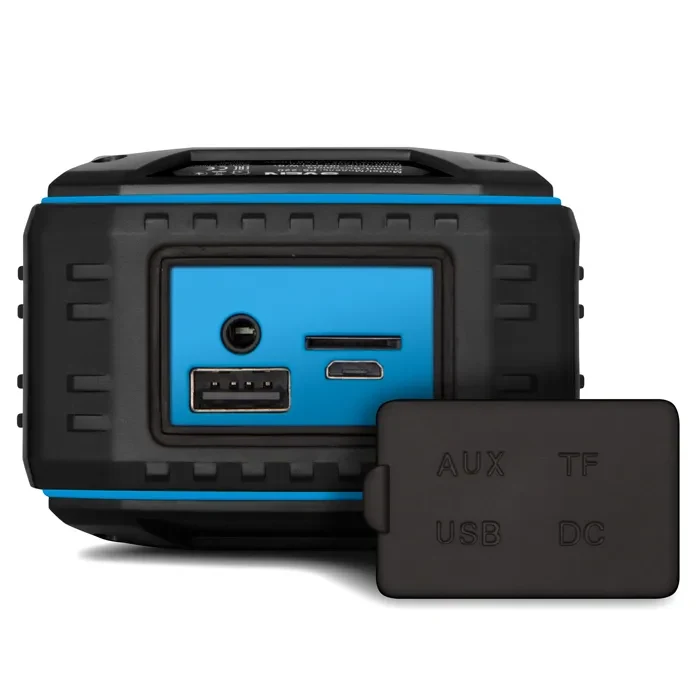 Boxa portabila SVEN PS-220, Black-Blue / 10W / Bluetooth / FM / USB / microSD / 1200mA*h 5