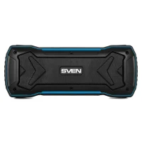 Boxa portabila SVEN PS-220, Black-Blue / 10W / Bluetooth / FM / USB / microSD / 1200mA*h 2