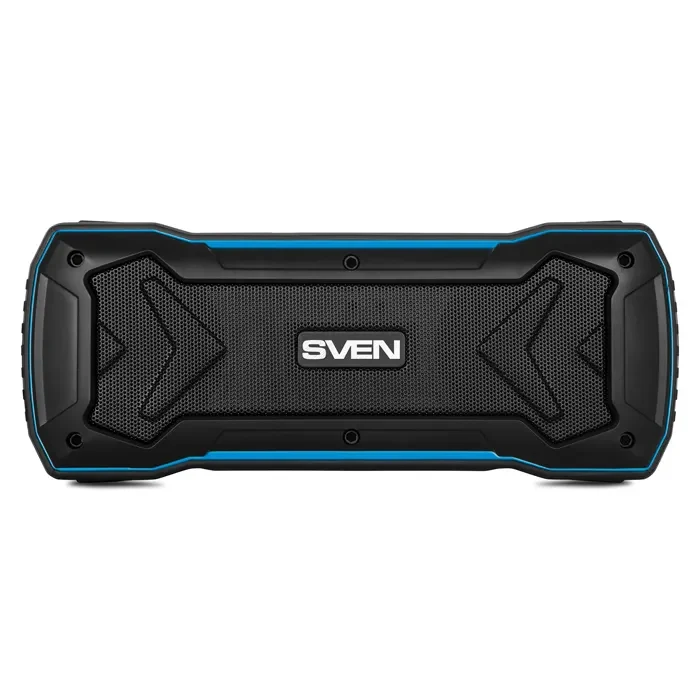 Boxa portabila SVEN PS-220, Black-Blue / 10W / Bluetooth / FM / USB / microSD / 1200mA*h 2