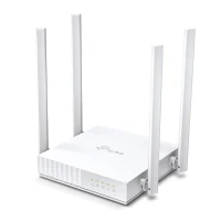 TP-LINK Archer C24  AC750 Dual Band Wireless Router, 433Mbps at 5GHz + 300Mbps at 2.4GHz, 802.11a/b/g/n/ac, 1 WAN + 4 LAN, Multi-Mode 3in1: Router / Access Point / Range Extender Mode, Wireless On/Off, 4 fixed antennas, Guest Network 2
