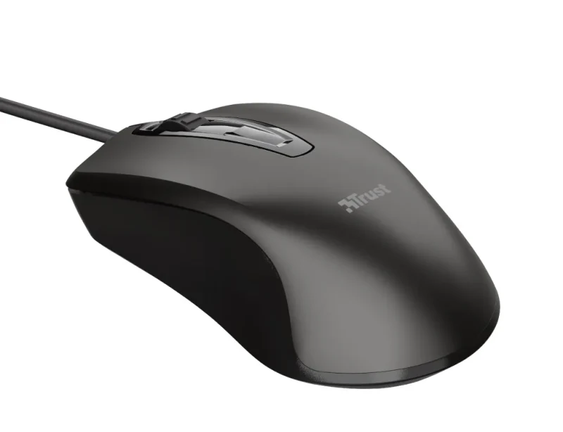 Trust Carve Optical Mouse, 1200 dpi, 3 button, USB, Black 4