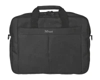 Trust NB bag 16” Primo Carry, large main compartment (385 x 315 mm) to fit most laptops with screens up to 16”, Zippered front compartment for charger, smartphone, wallet etc, Black