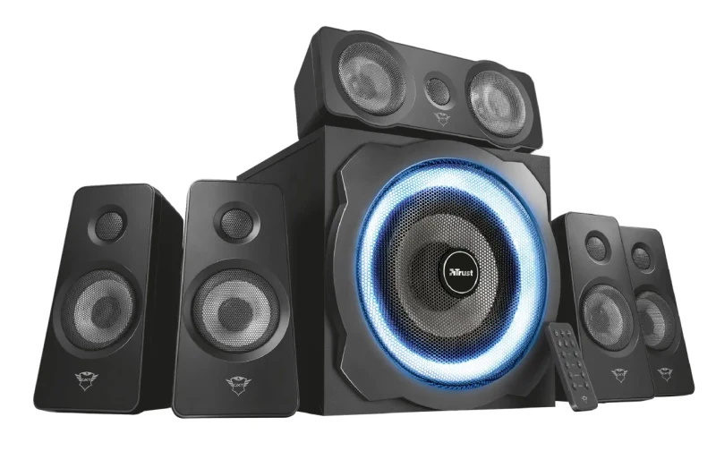 Boxe Gaming 5.1 Trust GXT 658 Tytan, Black / 180W / 3,5 AUX 2