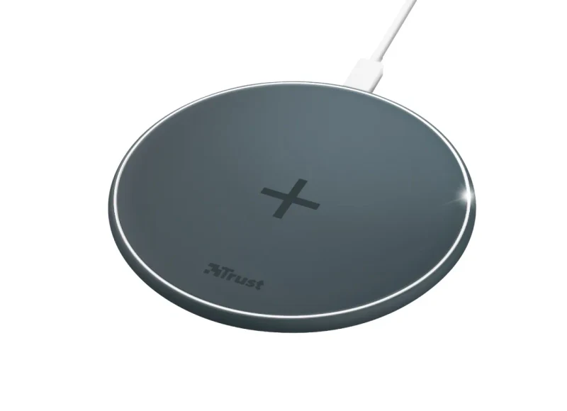 Wireless Charger  Trust Qylo Fast Wireless Charging, Fast-charge with maximum speed of up to 7.5W (iPhone) or up to 10W (Samsung Galaxy) using a USB wall charger with QuickCharge 2.0/3.0 2